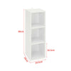 3Tier Cube Bookcase Display Shelving Storage Unit Wooden Stand Corner Shelves UK