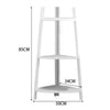 3-5 Tier Wood Corner Shelf Standing Shelving Plants Stand Storage Rack Home Deco