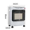 4.2KW Gas Space Heater Portable Cabinet Calor Butane Fire with Hose & Regulator