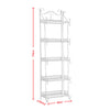 3/5 Tier Metal Storage Shoe Rack Organiser Book Shelf Plant Display Stand Unit