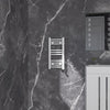 Chrome White Bathroom Heated Towel Radiator Ladder Rail Rad Curved Straight