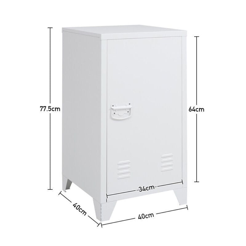 Office Filing Cabinet Metal Locker 2/3 Shelves Bookcase Storage Unit Cupboard UK