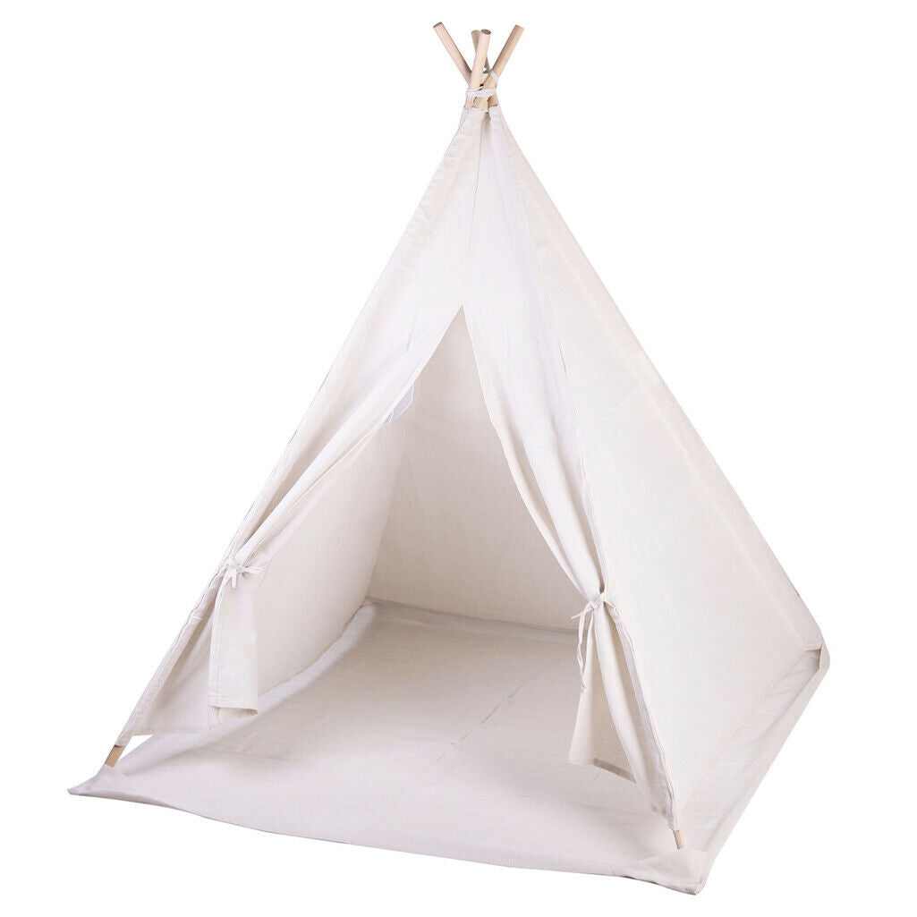 Large Kids Teepee Indian Play Tent Playhouse Castle Princess Baby Bed Room Gift