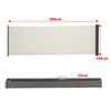Retractable Side Awning Privacy Screen Garden Terrace Sunshade Wind Screening UK