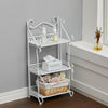 3/5 Tiers Metal Flower Pot Plant Stand Bookshelf Display Storage Corner Shelves