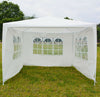 Gazebo 3x3M Heavy Duty Stronger Waterproof Fully Garden Canopy Tent With 4 Sides