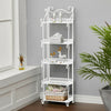 3/5 Tiers Metal Flower Pot Plant Stand Bookshelf Display Storage Corner Shelves