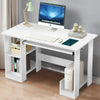 Computer Desk Laptop Wooden Drawer Home Office Work Study Writing Table White
