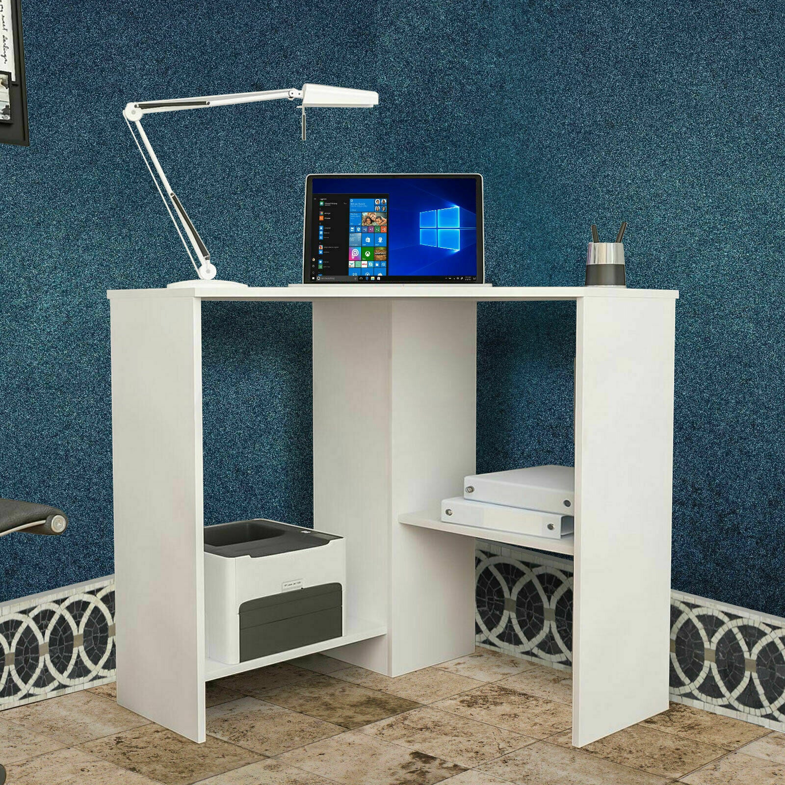 Folding Computer Desk Wooden Foldable Study Table Laptop PC Table Home Office