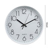30cm Modern Wall Clock Dinner Vintage Home Office Dining Room Glass Face Clocks