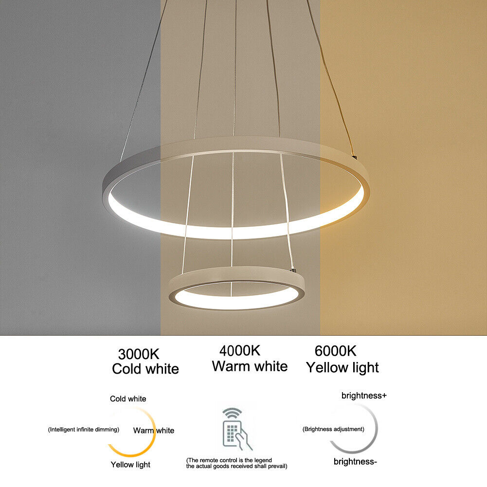 LED Ceiling Lights Chandelier Hanging Fixture Lamp Pendant Light Dining Kitchen