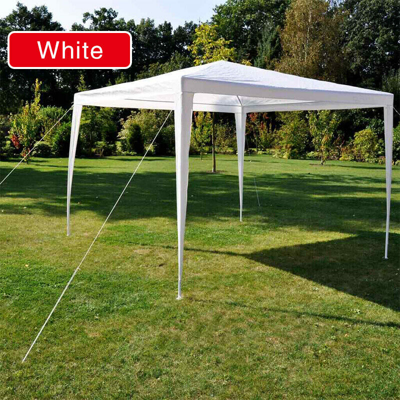 3X3M GARDEN PARTY TENT GAZEBO MARQUEE WATERPROOF SHELTER SHADE WEDDING CANOPY UK