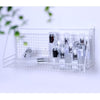 Vintage Industrial Wall Shelf Metal Wire Wood Rack Storage Display Unit UK