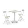 Black/White Table Folding Chairs Portable Kitchen Dining Office Cafe Furniture