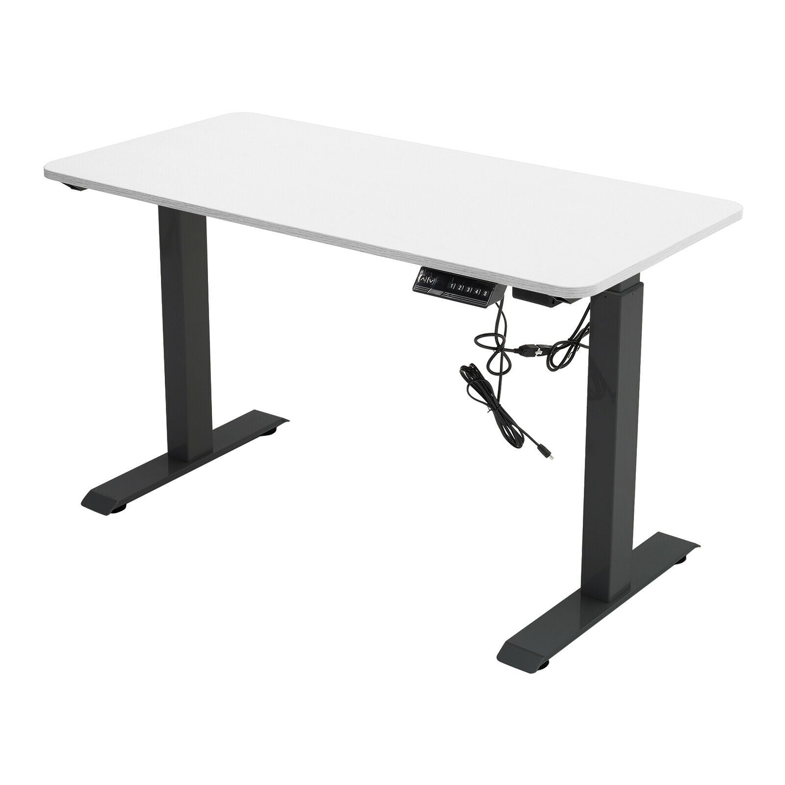 Electric Standing Desk Motor Height Adjustable Sit Stand Workstation Frame/Top