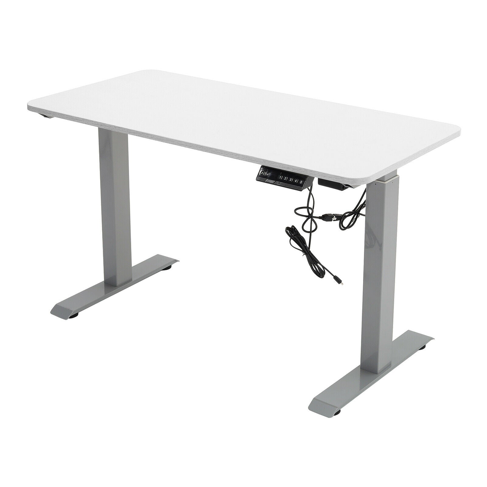 Electric Standing Desk Motor Height Adjustable Sit Stand Workstation Frame/Top