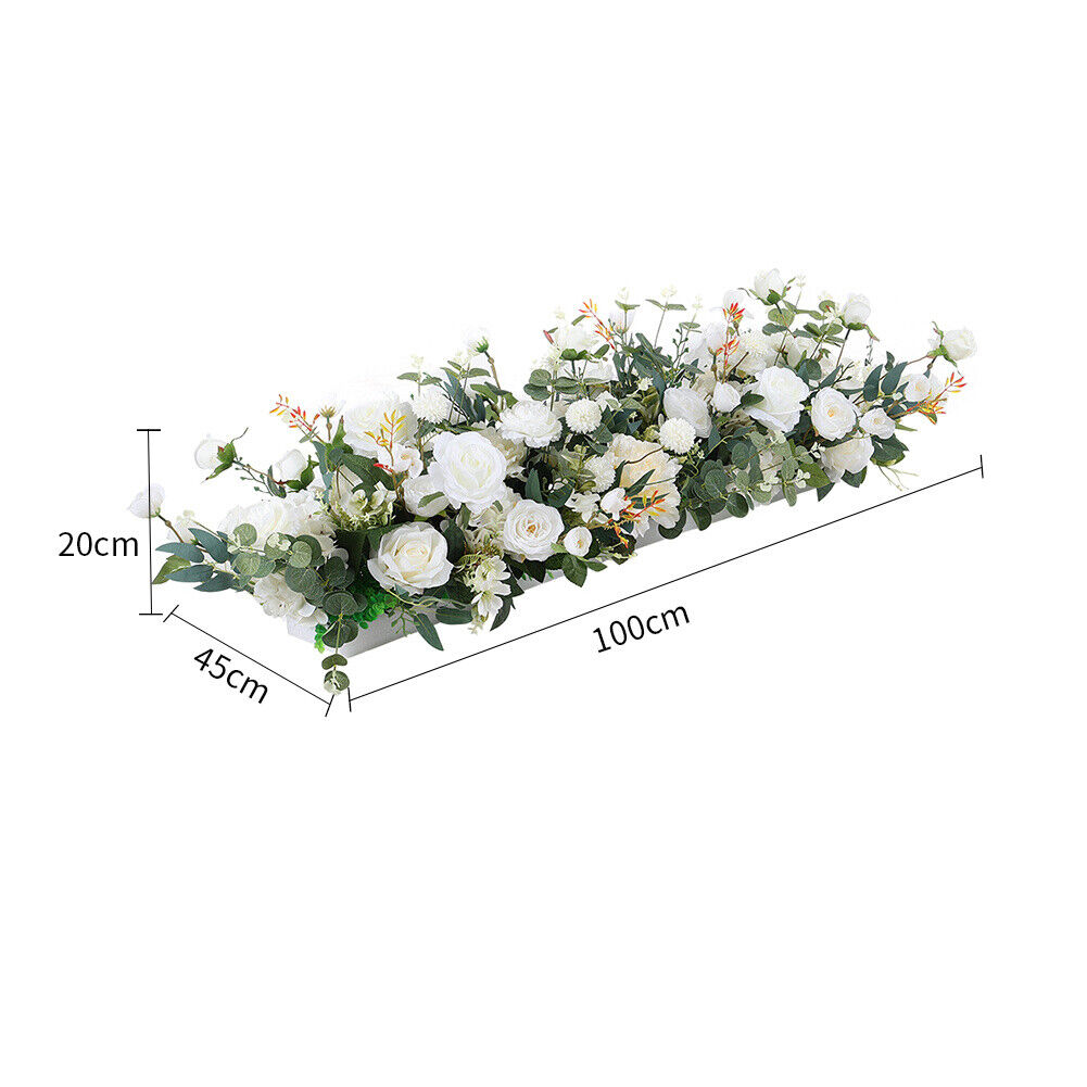 Artificial Wedding Floral Flower Row Top Table Backdrop Arch Arrangement Decor