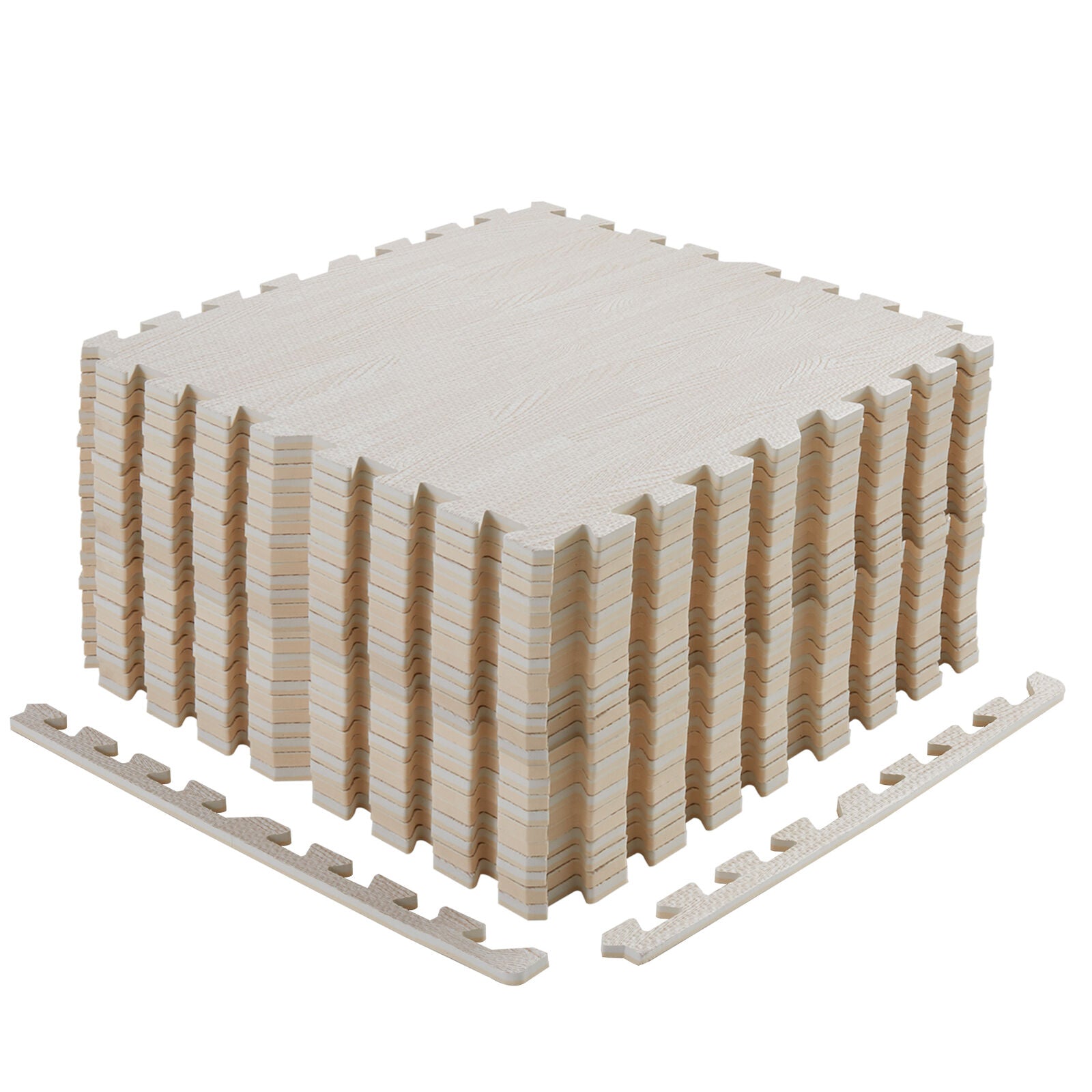 12pcs Extra Thick Yoga Gym Flooring Interlocking Floor Mats Heavy Duty Foam Mats