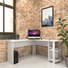 Large Corner Desk with shelves for Home Office - Piranha Furniture Pacu