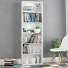 Bookcase 6 Tiers Bookshelf Cube Storage bookshelves Wooden Display Shelving Unit