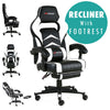 GTFORCE TURBO RECLINING LEATHER SPORTS RACING OFFICE DESK CHAIR GAMING