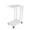 Mobile Sofa Side End Coffee C Table Laptop Stand Rolling Castors Storage 2 Layer