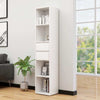 Matte Tall Cabinet Shelf Bookcase Book Storage Free Standing Shelves Bookshelf