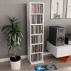 Stylish 8-Tier CD Cabinet Display Shelving Chipboard Freestanding Storage Furnit