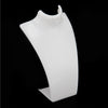 2X ACRYLIC JEWELLERY NECKLACE CHAIN DISPLAY PENDANT BUST HOLDER SHOW STAND CHAIN