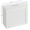 UK Wooden Bathroom Storage Unit Multipurpose Bathroom Storage Cabinet Box