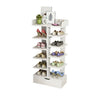 7 Tier Shoe Rack Storage Shelf Unit Shoe Cabinet Organiser Footwear Wooden