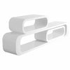 Large Floating Display Shelves Retro Modern Wall Mounting Shelving Storage UK