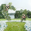 210cm(6.89ft) Heart Shaped Wedding Metal Balloon Arch Stand Frame Display Kit UK