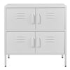 Office Filing Cabinet Cupboard 4-Door Metal File Document Storage Shelf Unit