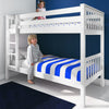 Double Bunk Bed For Kids Children 3FT Single Solid Wooden Bed Frame W/ Stairs