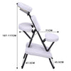 Tattoo Massage Chair Adjustable Folding Beauty Salon Therapy Stool w/ Carry Bag