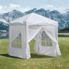 2x2m Pop-up Gazebo Waterproof Outdoor Garden Marquee Canopy party Tent Sidewall