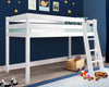 Cabin Bed Kids Bunk Beds Mid Sleeper Loft Bed Single Childrens Pine Wooden Frame