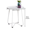 49x42cm Side Table Round Metal Coffee Table for Living Room Decorative Furniture