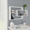 Floating Wall Mounted Bookshelf Hanging Storage Display Shelf Unit Multi Colours