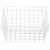 2pcs Iron Storage Basket Metal Wire Mesh Basketry Bathroom kitchen Tray Desk UK