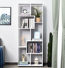 Tall Wooden Bookcase Modern Room Divider Display Storage Cabinet Shelving Unit