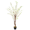 150cm Faux Blossom Peach Tree Potted Plant Indoor Outdoor Garden Decor Flowers