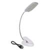 Flexible USB Clamp Clip On LED Light Craft/Reading Table Desk Bedside Lamp New