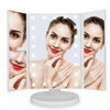 22 LED Tri Folding Touch Makeup Mirror Tabletop Cosmetic Vanity LED Light Mirror