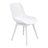 Set of 4 Kitchen Dining Chairs Modern Chairs Backrest Side Chair In/Outdoor