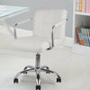 Office Desk Chair Ergonomic Task Chair Swivel Seat Flip-up Arms Lumbar Support