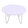 Living Room Round Coffee Table With Metal Hairpin Legs Side Table Home Furniture