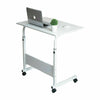 Adjustable Height Computer Desk Movable Bedside Lifting Laptop Table Stand Desks