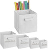 Foldable Square Canvas Storage Collapsible Folding Box Fabric Cubes Kids Toys